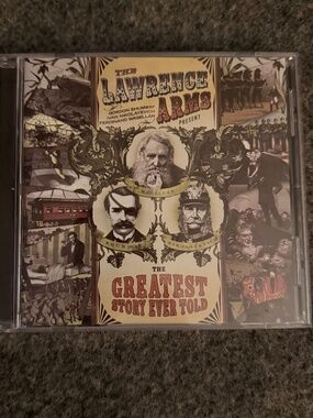 THE LAWRENCE ARMS 2003 The Greatest Story Ever Told CD (Hole Punch)